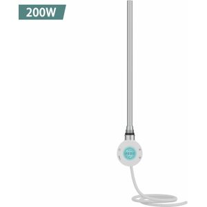 (White, 200W) NRG Thermostatic Electric Heating Element for Heated Towel Rail Ra (White, 200W) NRG Thermostatic Electric Heating Element for Heated Towel Rail Ra