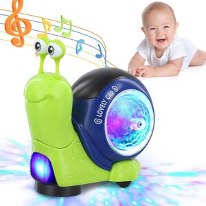 Unbranded Crawling Snail Baby Toy Electric Light Music Snail Walking Baby Interactive Toy Unbranded Crawling Snail Baby Toy Electric Light Music Snail Walking Baby Interactive Toy