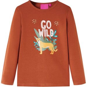 VidaXL (cognac, 140) Kids' T-shirt with Long Sleeves Children's T Shirt Kids' Tops Tee VidaXL (cognac, 140) Kids' T-shirt with Long Sleeves Children's T Shirt Kids' Tops Tee