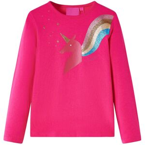 VidaXL (pink, 140) Kids' T-shirt with Long Sleeves Children's T Shirt Tops Tee Unicorn VidaXL (pink, 140) Kids' T-shirt with Long Sleeves Children's T Shirt Tops Tee Unicorn