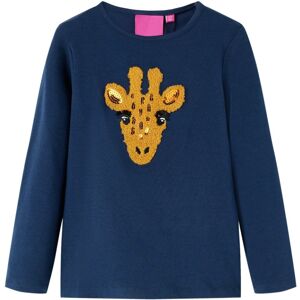 VidaXL (navy blue, 92) Kids' T-shirt with Long Sleeves Children's T Shirt Kids' Tops Te VidaXL (navy blue, 92) Kids' T-shirt with Long Sleeves Children's T Shirt Kids' Tops Te