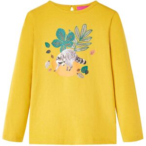 VidaXL (ochre, 140) Kids' T-shirt with Long Sleeves Children's T Shirt Kids' Tops Tee A VidaXL (ochre, 140) Kids' T-shirt with Long Sleeves Children's T Shirt Kids' Tops Tee A