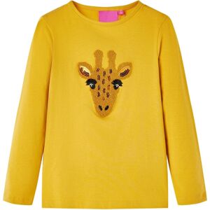 VidaXL (ochre, 116) Kids' T-shirt with Long Sleeves Children's T Shirt Kids' Tops Tee D VidaXL (ochre, 116) Kids' T-shirt with Long Sleeves Children's T Shirt Kids' Tops Tee D