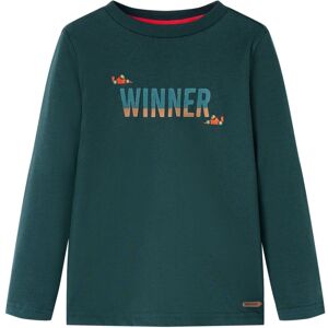 VidaXL (dark green, 104) Kids' T-shirt with Long Sleeves Children's T Shirt ToddlerTee VidaXL (dark green, 104) Kids' T-shirt with Long Sleeves Children's T Shirt ToddlerTee