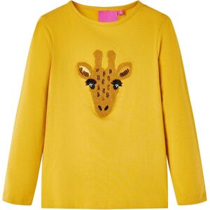 VidaXL (ochre, 140) Kids' T-shirt with Long Sleeves Children's T Shirt Kids' Tops Tee D VidaXL (ochre, 140) Kids' T-shirt with Long Sleeves Children's T Shirt Kids' Tops Tee D