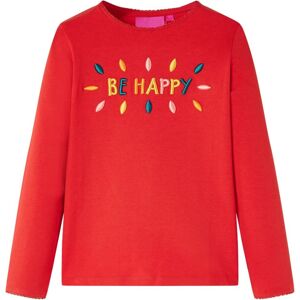 VidaXL (red, 104) Kids' T-shirt with Long Sleeves Children's T Shirt Tops Tee Words 3D VidaXL (red, 104) Kids' T-shirt with Long Sleeves Children's T Shirt Tops Tee Words 3D