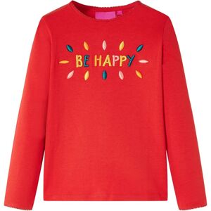VidaXL (red, 128) Kids' T-shirt with Long Sleeves Children's T Shirt Tops Tee Words 3D VidaXL (red, 128) Kids' T-shirt with Long Sleeves Children's T Shirt Tops Tee Words 3D