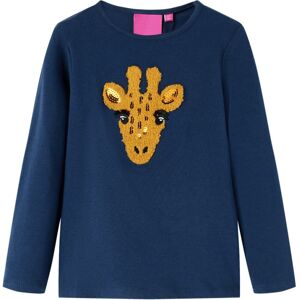 VidaXL (navy blue, 116) Kids' T-shirt with Long Sleeves Children's T Shirt Kids' Tops T VidaXL (navy blue, 116) Kids' T-shirt with Long Sleeves Children's T Shirt Kids' Tops T