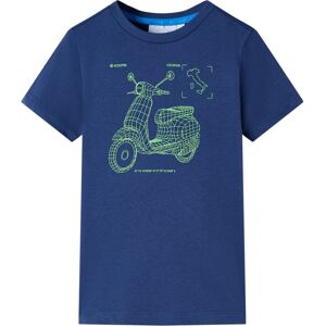 VidaXL (104) Kids' T-shirt Short Sleeves T Shirt Tee Kids' Top Scooter Bike Print Dark VidaXL (104) Kids' T-shirt Short Sleeves T Shirt Tee Kids' Top Scooter Bike Print Dark