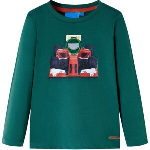 VidaXL (green, 92) Kids' T-shirt with Long Sleeves Children's T Shirt Tops Tee Racing C VidaXL (green, 92) Kids' T-shirt with Long Sleeves Children's T Shirt Tops Tee Racing C