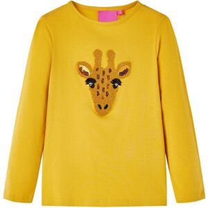 VidaXL (ochre, 92) Kids' T-shirt with Long Sleeves Children's T Shirt Kids' Tops Tee De VidaXL (ochre, 92) Kids' T-shirt with Long Sleeves Children's T Shirt Kids' Tops Tee De