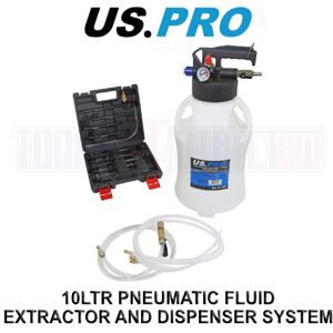 US PRO Tools 10L Pneumatic Fluid Extractor & Dispenser System 5053 US PRO Tools 10L Pneumatic Fluid Extractor & Dispenser System 5053