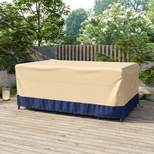 Costway Patio Dining Set Cover Outdoor Furniture Cover Rectangle Cover w/ Padded Handle Costway Patio Dining Set Cover Outdoor Furniture Cover Rectangle Cover w/ Padded Handle