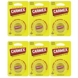 Carmex Lip Balm Original pot (Pack of 6) Carmex Lip Balm Original pot (Pack of 6)