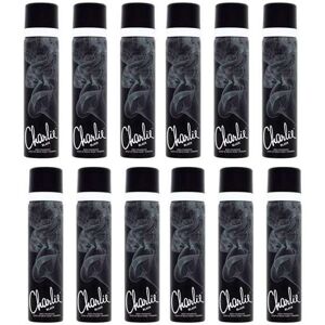 Revlon Charlie Black Body Fragranc, 75 ml (Pack of 12) Revlon Charlie Black Body Fragranc, 75 ml (Pack of 12)