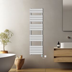 NRG (Chrome, 1600x450mm) Prefilled Electric Flat Panel Heated Towel Rail Radiator Th NRG (Chrome, 1600x450mm) Prefilled Electric Flat Panel Heated Towel Rail Radiator Th
