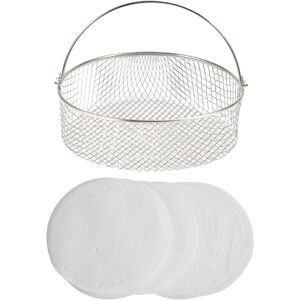 VENEKA Air Fryer Basket for Mesh Steamer Basket for Ninja Foodi 6.5, 8Qt VENEKA Air Fryer Basket for Mesh Steamer Basket for Ninja Foodi 6.5, 8Qt