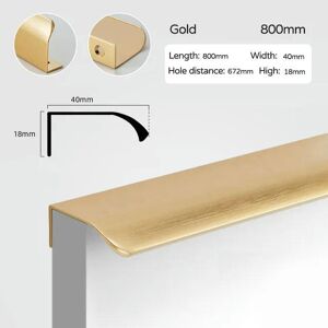 Unbranded (gold-800mm) Hidden Furniture Handles Gold Black White Kitchen Cabinet Pulls Pun Unbranded (gold-800mm) Hidden Furniture Handles Gold Black White Kitchen Cabinet Pulls Pun