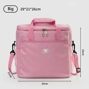 Unbranded (Pink Big) LOERSS Practical Insulated Lunch Bags Large Capacity Waterproof Cooli Unbranded (Pink Big) LOERSS Practical Insulated Lunch Bags Large Capacity Waterproof Cooli