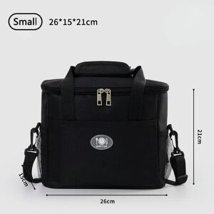 Unbranded (Black Small) LOERSS Practical Insulated Lunch Bags Large Capacity Waterproof Co Unbranded (Black Small) LOERSS Practical Insulated Lunch Bags Large Capacity Waterproof Co