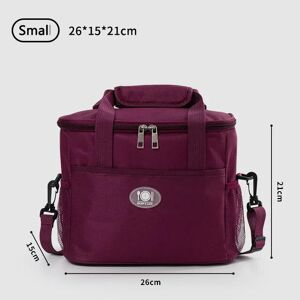 Unbranded (Dark Pink Small) LOERSS Practical Insulated Lunch Bags Large Capacity Waterproo Unbranded (Dark Pink Small) LOERSS Practical Insulated Lunch Bags Large Capacity Waterproo