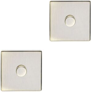 Loops 2 PACK 1 Gang Dimmer Switch 2 Way LED SCREWLESS ANTIQUE BRASS Light Dimming Wall Loops 2 PACK 1 Gang Dimmer Switch 2 Way LED SCREWLESS ANTIQUE BRASS Light Dimming Wall