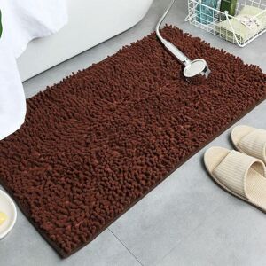Unbranded (coffee, 50x80cm) Solid Color Bathroom Mat Bath Carpets Chenille Water Absorptio Unbranded (coffee, 50x80cm) Solid Color Bathroom Mat Bath Carpets Chenille Water Absorptio