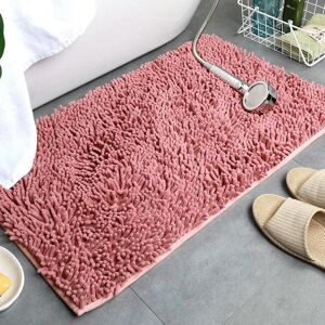 Unbranded (red bean, 40x60cm) Solid Color Bathroom Mat Bath Carpets Chenille Water Absorpt Unbranded (red bean, 40x60cm) Solid Color Bathroom Mat Bath Carpets Chenille Water Absorpt