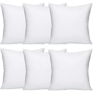 Lancashire Textiles (24 x 24" (60 x 60cm), Pack of 6) Hollowfibre Filled Polypropylene Cushion Pads Lancashire Textiles (24 x 24" (60 x 60cm), Pack of 6) Hollowfibre Filled Polypropylene Cushion Pads