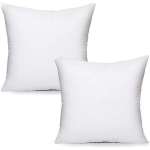 Lancashire Textiles (24 x 24" (60 x 60cm), Pack of 2) Hollowfibre Filled Polypropylene Cushion Pads Lancashire Textiles (24 x 24" (60 x 60cm), Pack of 2) Hollowfibre Filled Polypropylene Cushion Pads