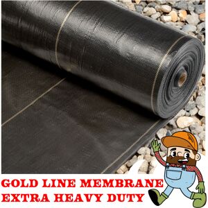 Pro-Tec Garden Products Limited (4m x 50m) 125gsm Gold - Line EXTRA HEAVY DUTY Garden Weed Control Membrane Grou Pro-Tec Garden Products Limited (4m x 50m) 125gsm Gold - Line EXTRA HEAVY DUTY Garden Weed Control Membrane Grou