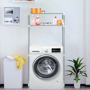 LVSKDHSXN 2-tier Bathroom Storage Shelf Above Washing Machine Toilet Floor-standing Rack LVSKDHSXN 2-tier Bathroom Storage Shelf Above Washing Machine Toilet Floor-standing Rack