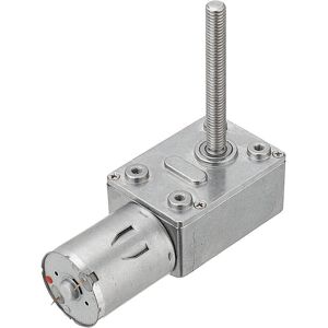 GreenZech 2Pcs JGY370 50mm-M6 Screw Worm Gear Motor DC 12V 23RPM Self-locking Reduction Ge GreenZech 2Pcs JGY370 50mm-M6 Screw Worm Gear Motor DC 12V 23RPM Self-locking Reduction Ge
