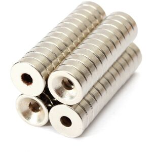 GreenZech 50pcs N50 10x3mm Strong Ring Magnets 3mm Hole Rare Earth Neodymium Magnet GreenZech 50pcs N50 10x3mm Strong Ring Magnets 3mm Hole Rare Earth Neodymium Magnet