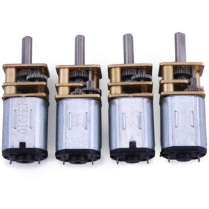 GreenZech 5Pcs 56RPM N20 DC Gear Motor Miniature High Torque Electric Screwdriver Gear Box GreenZech 5Pcs 56RPM N20 DC Gear Motor Miniature High Torque Electric Screwdriver Gear Box