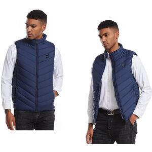 GreenZech (Blue, L) Electric USB Heatiing Warm Hooded Jacket Winter Heated Back,Abdomen,Ne GreenZech (Blue, L) Electric USB Heatiing Warm Hooded Jacket Winter Heated Back,Abdomen,Ne