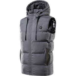 GreenZech (Grey, 4XL) Unisex USB Heating Electric Heated Winter Warm Jacket Hooded Coat Cl GreenZech (Grey, 4XL) Unisex USB Heating Electric Heated Winter Warm Jacket Hooded Coat Cl