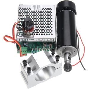 GreenZech Chuck CNC 500W Spindle Motor with 52mm Clamps and Power Supply Speed Governor GreenZech Chuck CNC 500W Spindle Motor with 52mm Clamps and Power Supply Speed Governor