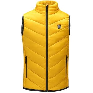 GreenZech (Yellow, S) Children USB Heated Warm Back Cervical Spine Hooded Winter Jacket Mo GreenZech (Yellow, S) Children USB Heated Warm Back Cervical Spine Hooded Winter Jacket Mo