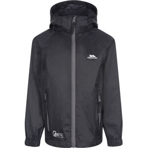 (11-12 Years, Black / Carbon) Trespass Qikpac X Waterproof Packaway Jacket (11-12 Years, Black / Carbon) Trespass Qikpac X Waterproof Packaway Jacket