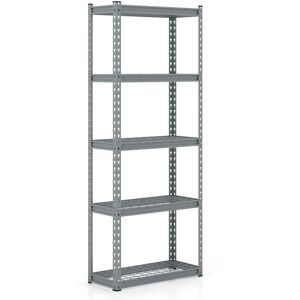 Costway 5-tier Garage Storage Shelves Adjustable Metal Storage Shelving Unit Costway 5-tier Garage Storage Shelves Adjustable Metal Storage Shelving Unit