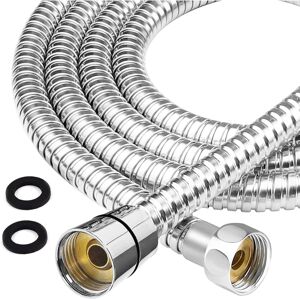 chozx (1m) Shower Hose Stainless Steel Replacement Universal Fit Pipe Anti-Kink &Leakp chozx (1m) Shower Hose Stainless Steel Replacement Universal Fit Pipe Anti-Kink &Leakp