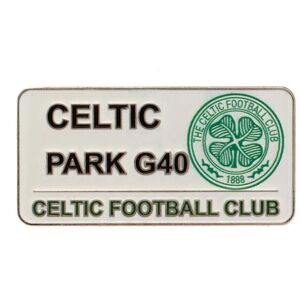 Celtic FC Street Sign Pin Badge Celtic FC Street Sign Pin Badge