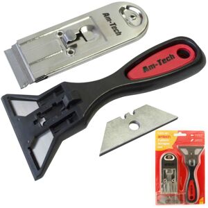 Am-Tech Amtech G0961 2-Piece Window Scraper Set with Retractable Blades - Paint and Varn Am-Tech Amtech G0961 2-Piece Window Scraper Set with Retractable Blades - Paint and Varn