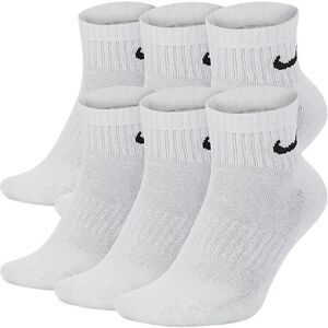 (White, UK-5-8 / EU-38-42 / M) Nike SX7669 6 Pairs Dri-Fit Mens Ankle Socks (White, UK-5-8 / EU-38-42 / M) Nike SX7669 6 Pairs Dri-Fit Mens Ankle Socks