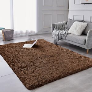 Yorkshire Bedding (Brown, 120cm x 170cm (4ft x 5ft 8")) Large Non Slip Rugs Soft Shaggy Fluffy Run Yorkshire Bedding (Brown, 120cm x 170cm (4ft x 5ft 8")) Large Non Slip Rugs Soft Shaggy Fluffy Run