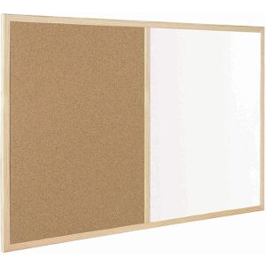 ((400 x 600) mm) KAV 2-in-1 Wooden Frame Cork Board and Whiteboard ((400 x 600) mm) KAV 2-in-1 Wooden Frame Cork Board and Whiteboard