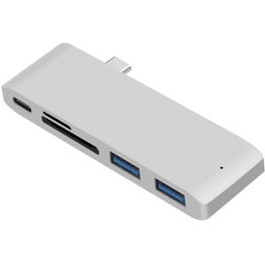 GreenZech (Silver) 5-in-1 USB-C Docking Station Splitter MacBook HUB Converter Adapter Wit GreenZech (Silver) 5-in-1 USB-C Docking Station Splitter MacBook HUB Converter Adapter Wit