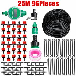 GreenZech (96pcs) 15/20/25/30m DIY Irrigation System Water Timer Auto Plant Watering Micro GreenZech (96pcs) 15/20/25/30m DIY Irrigation System Water Timer Auto Plant Watering Micro