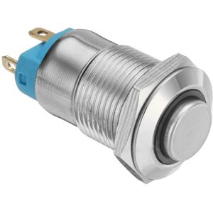 GreenZech 2 Set 12mm LED Metal Push Button Latching Switch Silver 4 Pin Waterproof Push Bu GreenZech 2 Set 12mm LED Metal Push Button Latching Switch Silver 4 Pin Waterproof Push Bu
